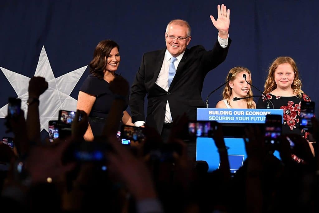 Prime Minister Scott Morrison described his shock 2019 election win as a "miracle".