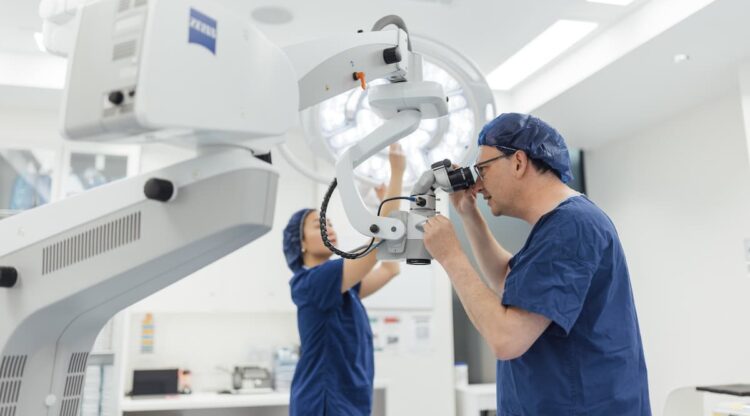 Dr Lewis Levitz (right) has been with Vision Eye Institute for 16 years. Images: Vision Eye Institute.