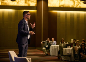 Dr Richard Harris at the ProVision EDGE24 event. Image: ProVision.