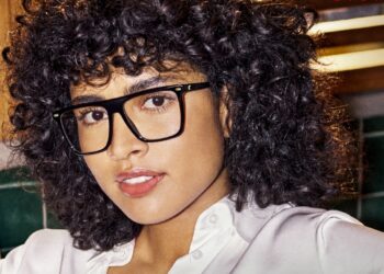 A model wears frames from the new Carrera Woman Collection: Image: Safilo Australia.