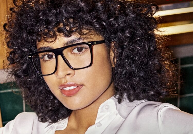 A model wears frames from the new Carrera Woman Collection: Image: Safilo Australia.