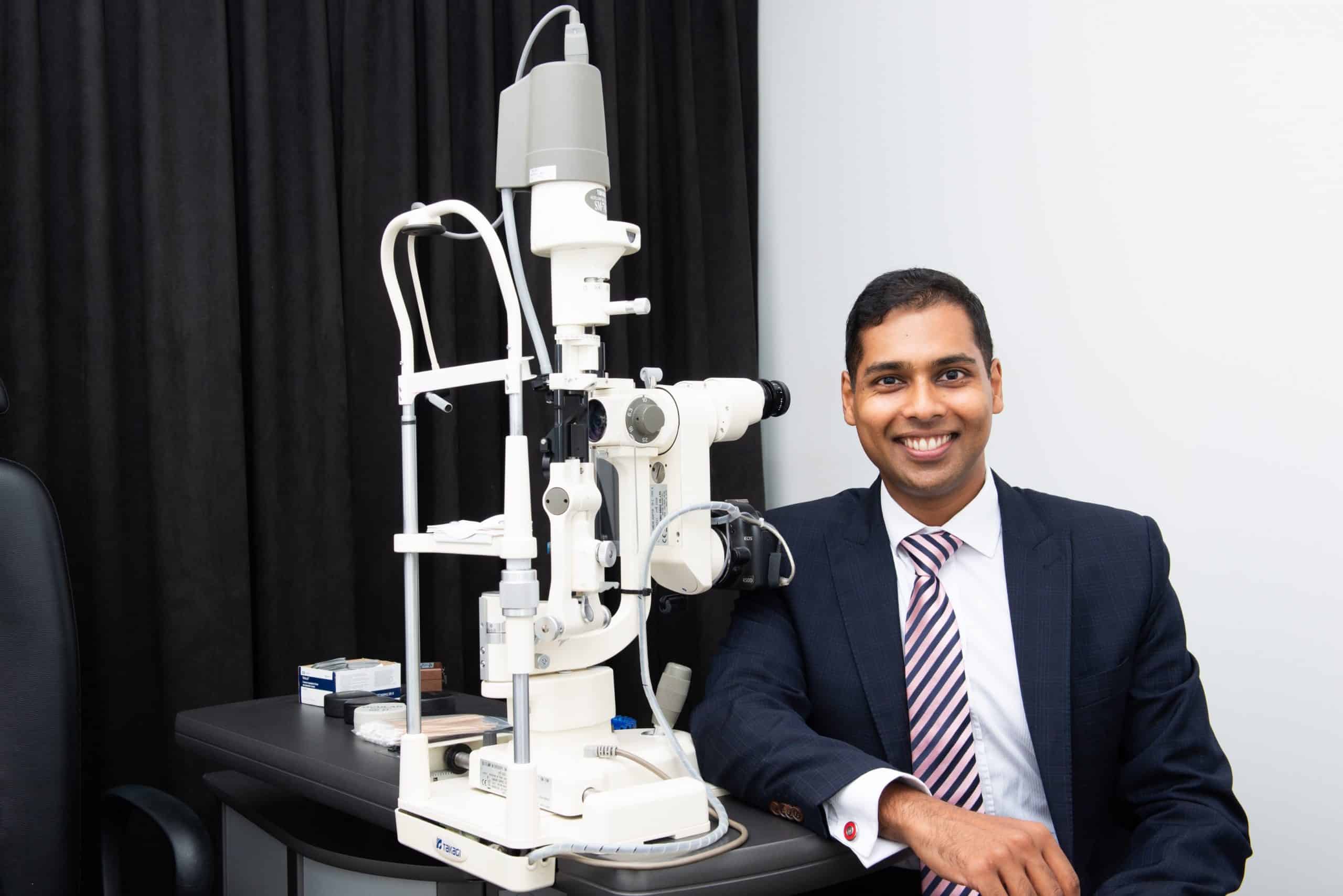 A/Prof Chameen Samarawickrama says the main arguments against same day surgery focus on the infection risk.