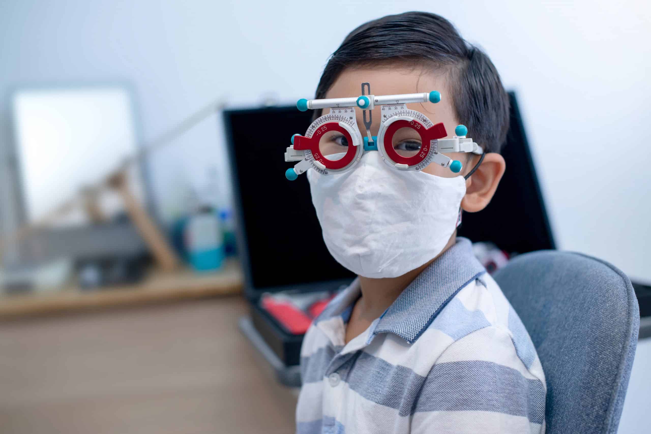 The podcast discusses myopia and concerns about lockdowns and screen time.