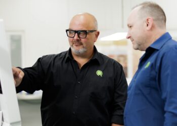 CR Labs CEO Adam Fletcher (left) and CCO Todd Spencer. Image: CR Labs.