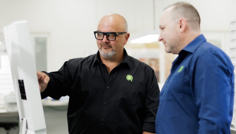 CR Labs CEO Adam Fletcher (left) and CCO Todd Spencer. Image: CR Labs.