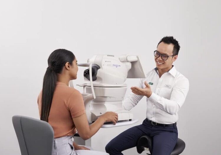 OCT has been highlighted as one of the most influential pieces of technology to detect and monitor retinal changes in people with diabetes. Image: Specsavers.