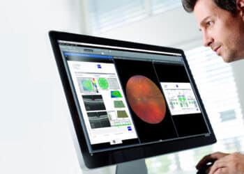 ZEISS Forum and its clinical workplaces work to provide seamless data integration of various diagnostic devices that ultimately help clinicians make treatment decisions from a single workstation. Image: ZEISS.