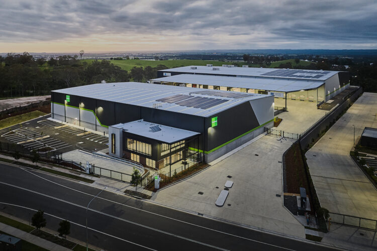 The new fulfilment centre is strategically located in Kemps Creek, west of Sydney. Image: EssilorLuxottica.