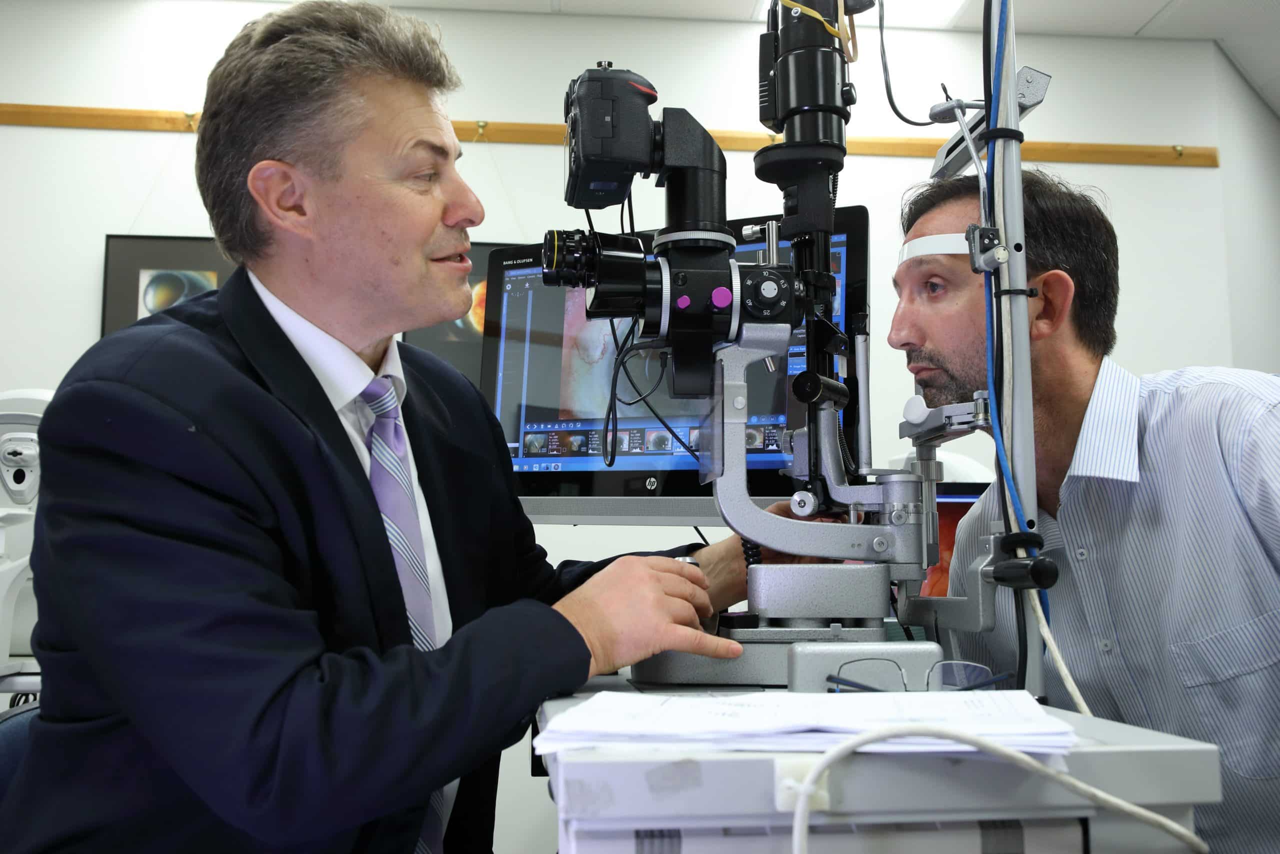 Flinders University Professor of Ophthalmology Jamie Craig