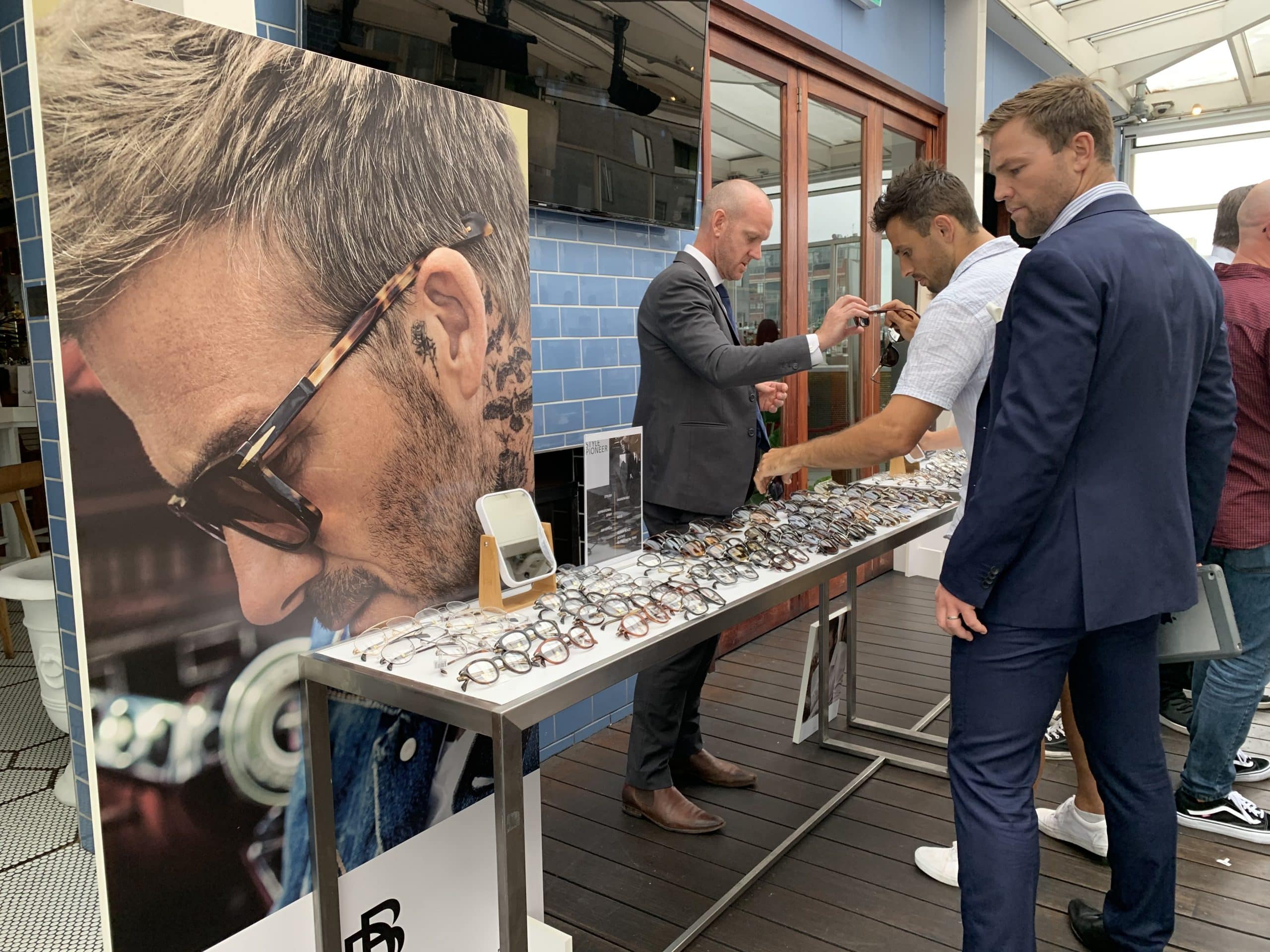 Safilo unveiled the first David Beckham Eyewear collection at four events across Australia, including Melbourne (pictured).