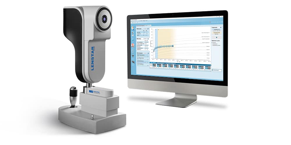 comprises the company’s Lenstar 900 optical biometer, along with specialised software called, EyeSuite Myopia