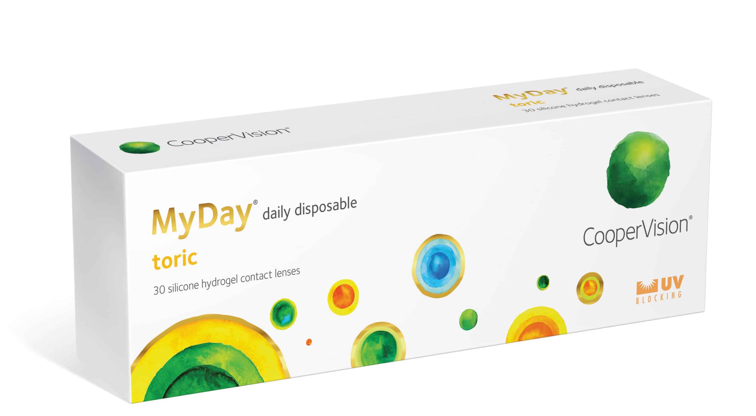 MyDay daily disposable toric contact lenses are now available in 4,392 prescription options.