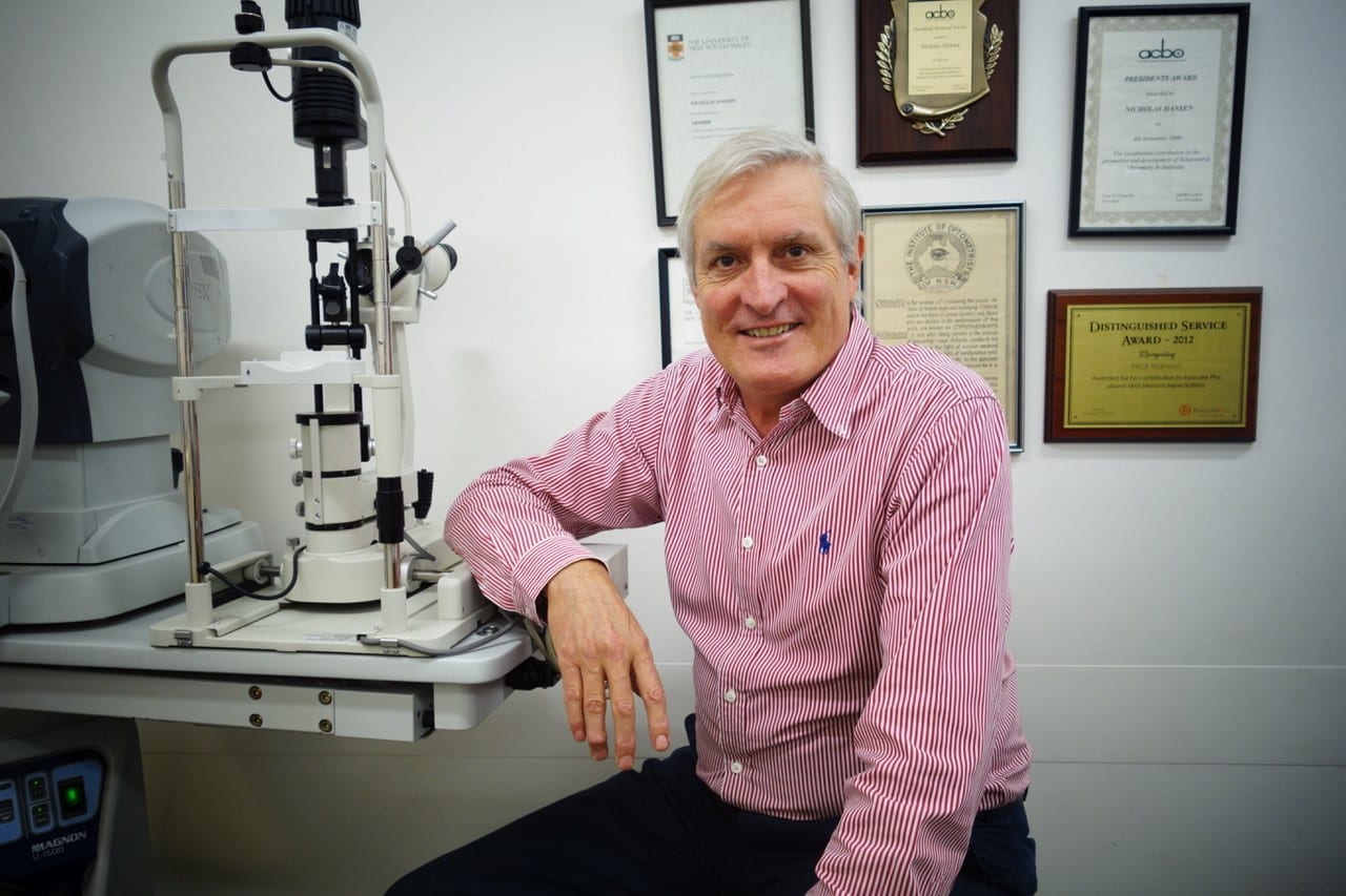 Nick Hansen, Hansen Optometrists – Eyecare Plus, Orange and Parkes.