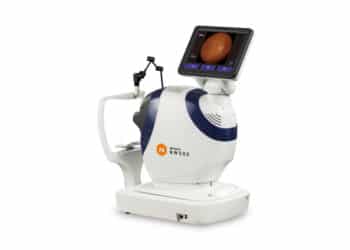 Topcon Healthcare suggests that the new system design can increase workflow, with striking images easily captured by any staff member. Image: Device Technologies.