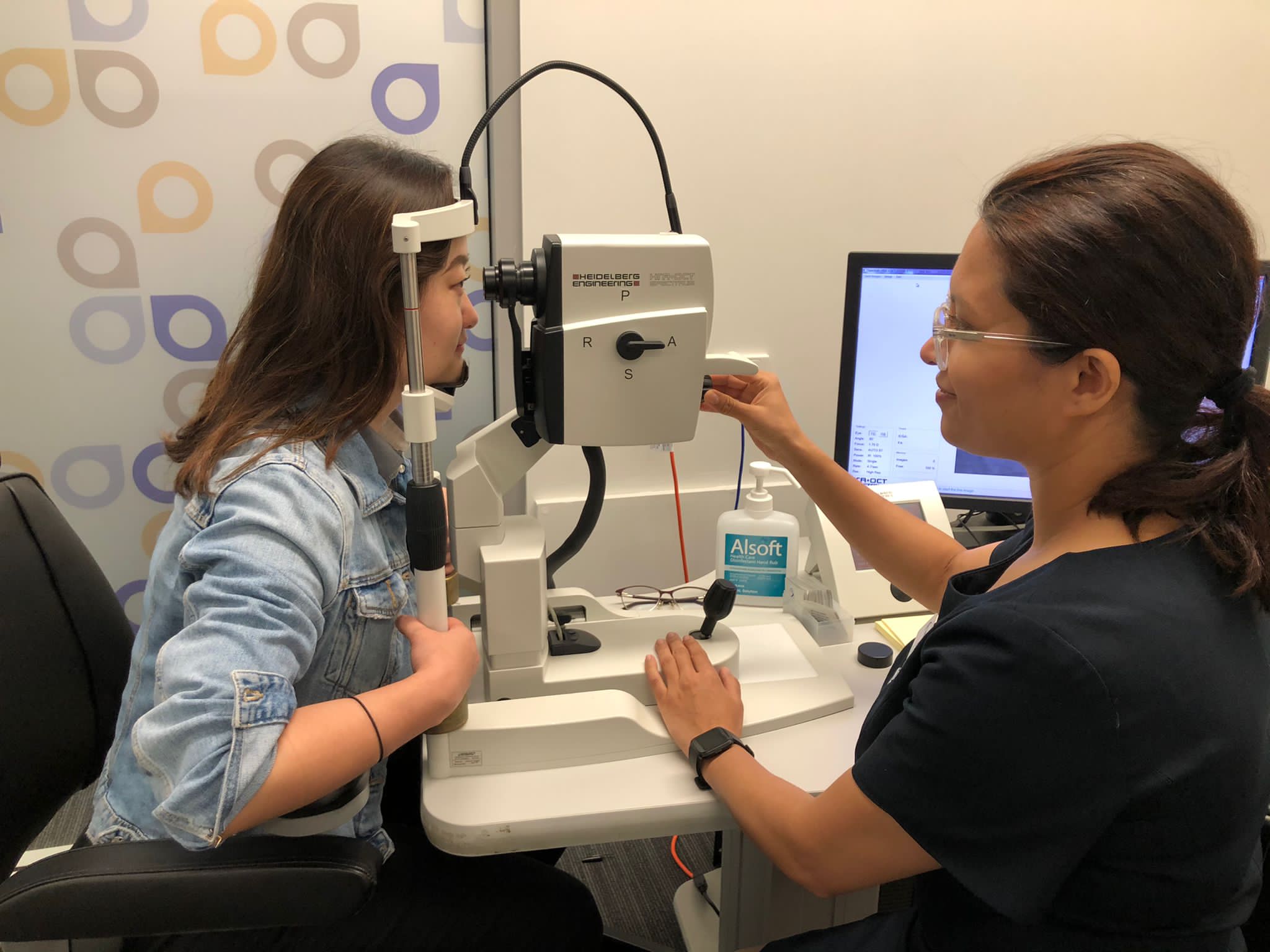 Imaging forms part of an orthoptist's tasks in clinical trials.