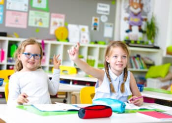 Blurry distance vision caused by myopia affects a child’s ability to focus at school and engage in classroom lessons. Image: epiximages/Shutterstock.com.