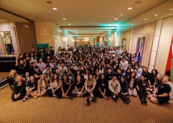 The graduates were officially welcomed at the annual Specsavers Graduate Induction event on 19-20 February at Crown Conference Centre in Melbourne. Image: Specsavers.