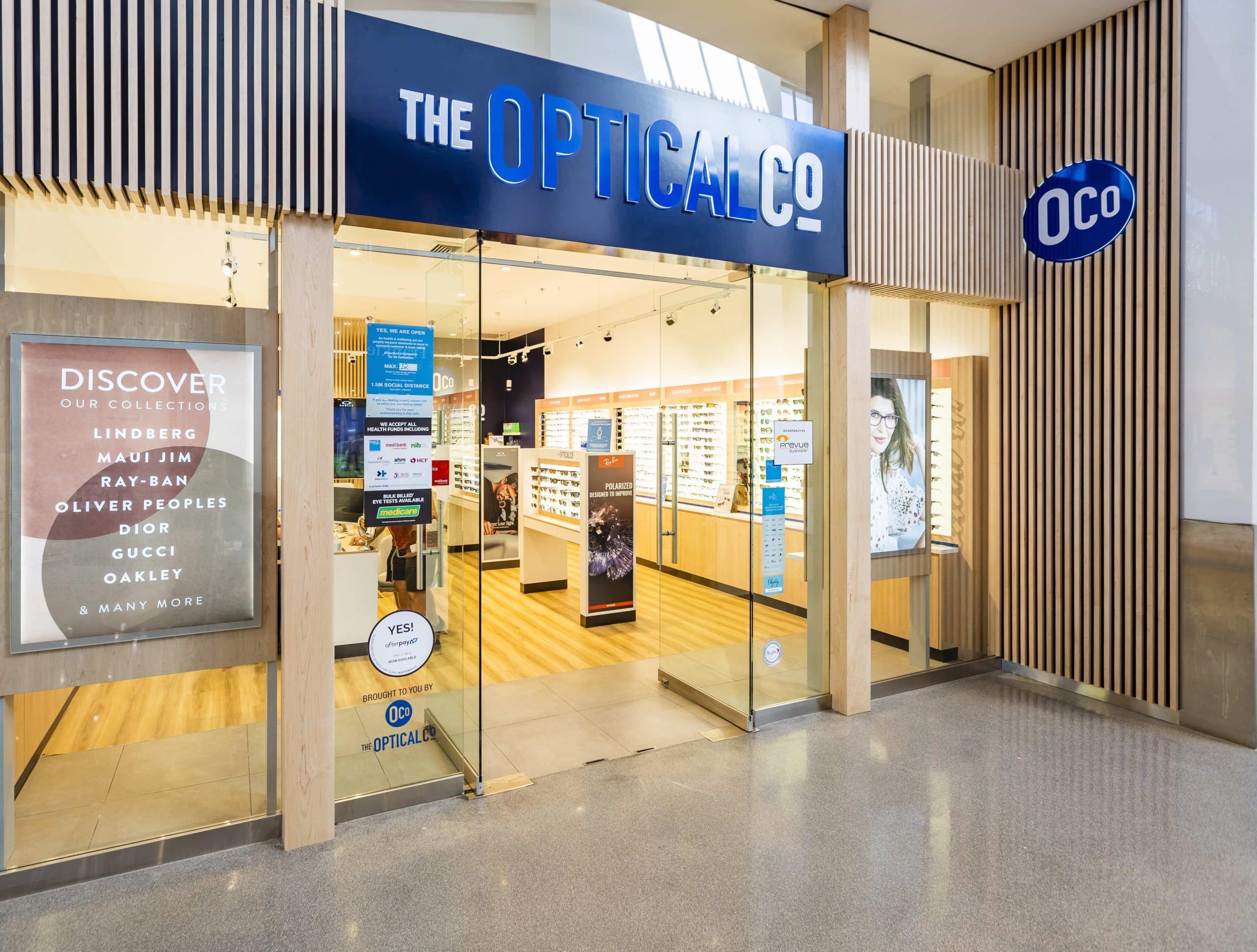 The acquisition includes The Optical Company's frame distribution business and 41 optometry stores.