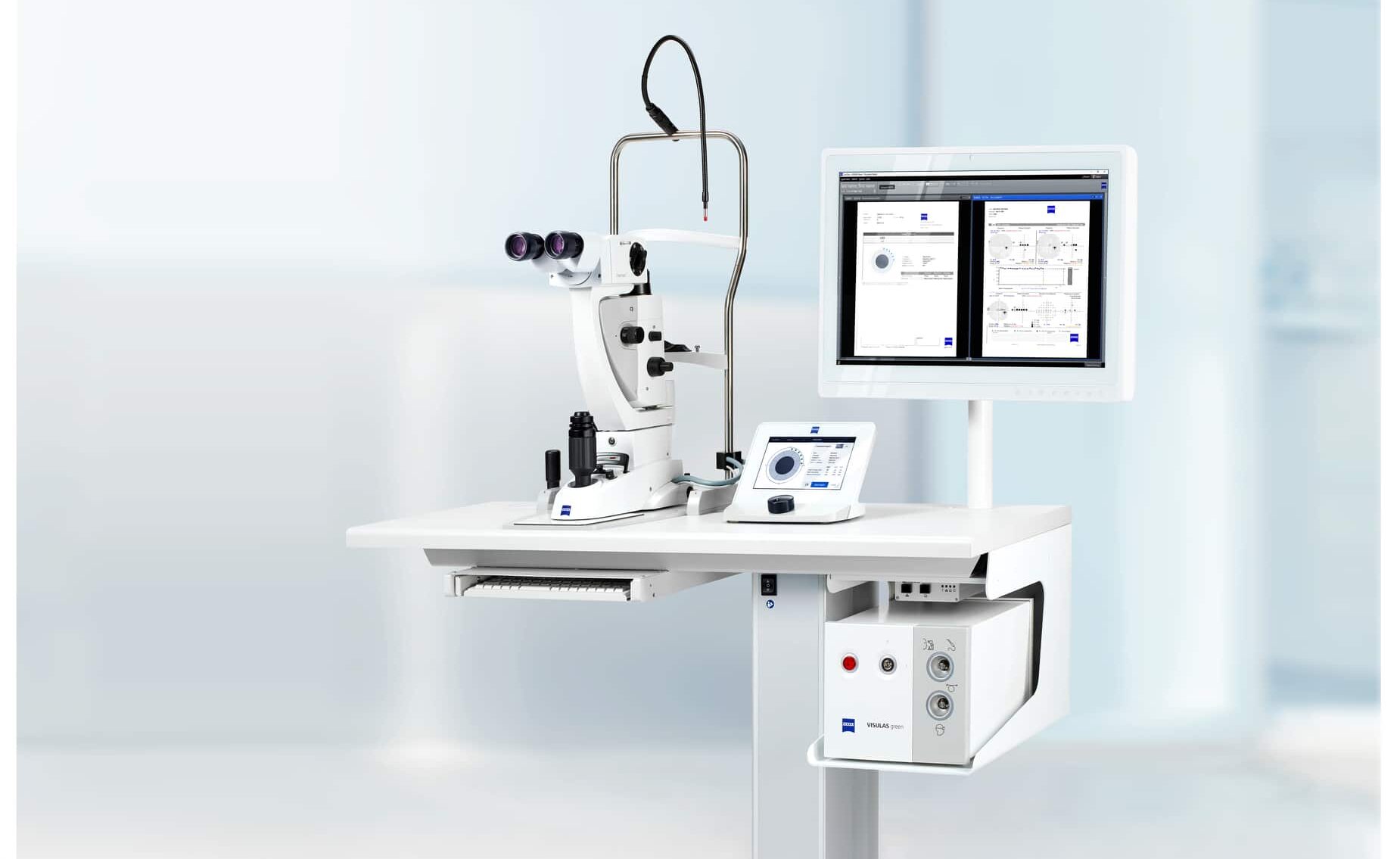 The company said the new laser feature offers unique protocols that may improve care for glaucoma patients.