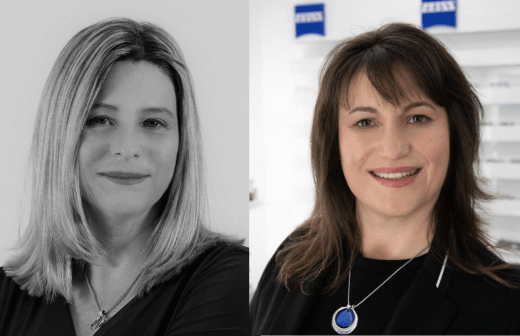 Gail Giordani (left) will replace Hilke Fitzsimons (right) as head of Zeiss Vision Care ANZ.