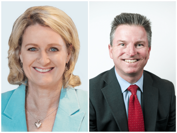 L-R: Amanda Cranage, CEO, Vision Eye Institute; Prof Robert Casson, chair, Sight For All. Images: Vision Eye Institute.