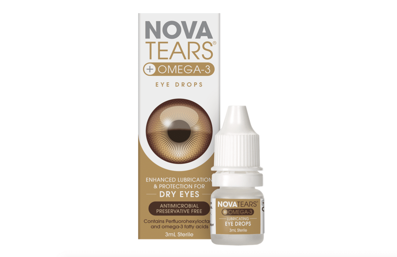 AFT Pharmaceuticals is now supplying NovaTears +Omega-3 to the Australian market.