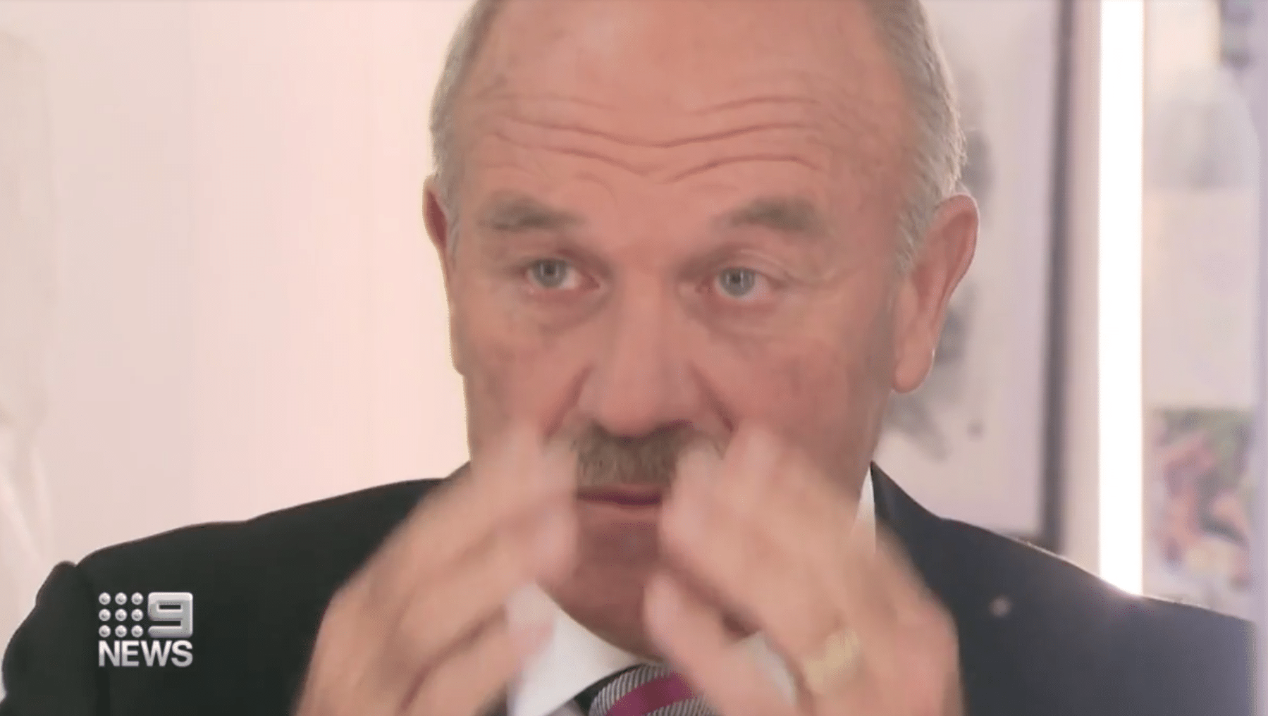 Wally Lewis eye condition