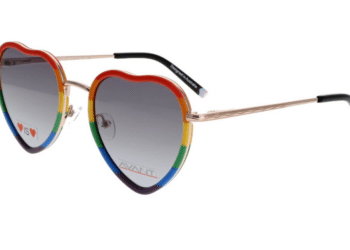 With Modstyle's Avanti PRIDE eyewear, $5 from each sale is donated to the Elton John AIDS Foundation. Image: Modstyle.